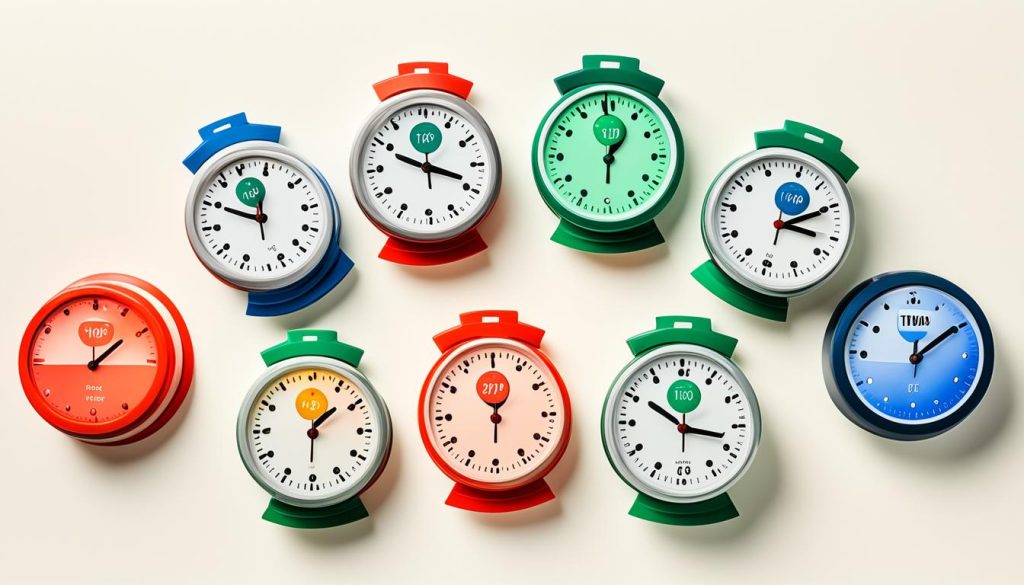 Pomodoro timers